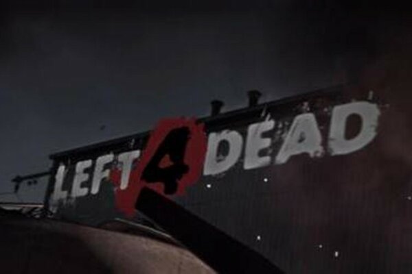 Left 4 Dead iscrizione sull edificio