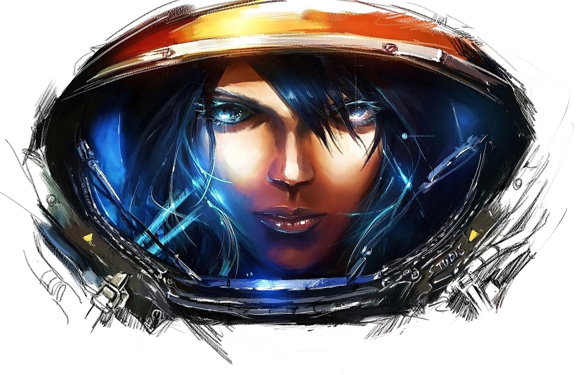 chica arte juegos starcraft 2 starcraft