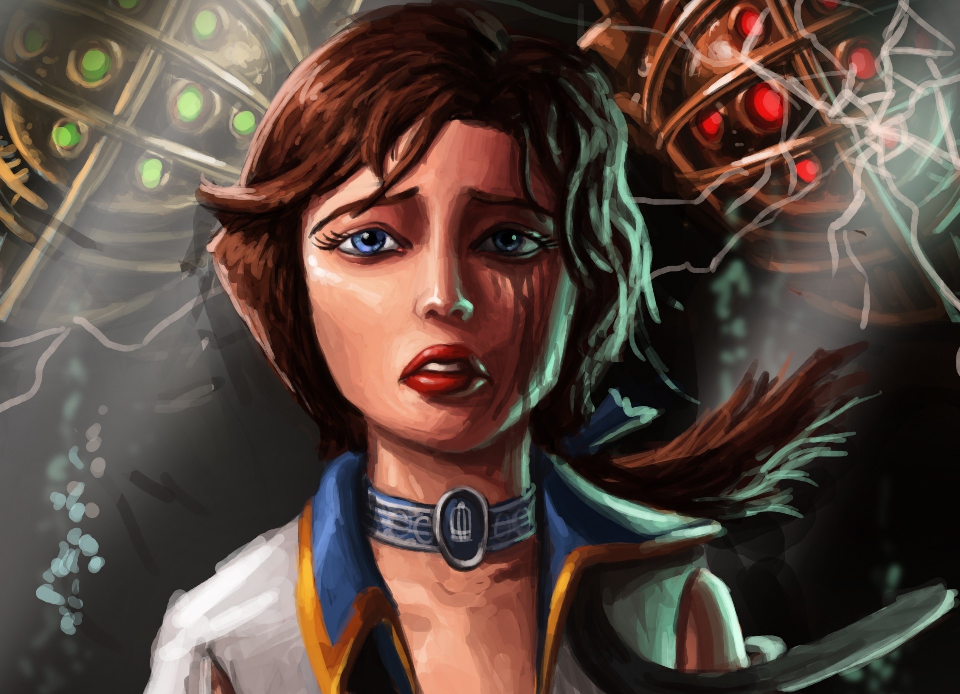 bioshock girl game view