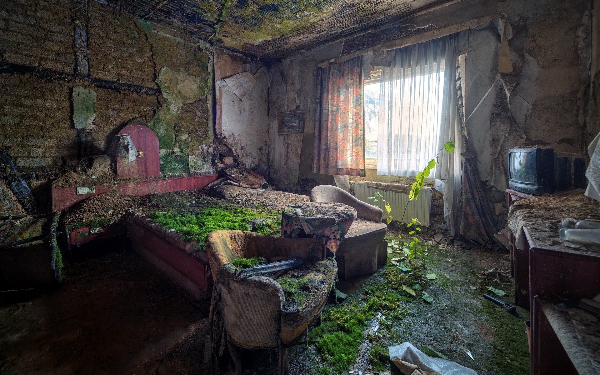 habitación salón ventana