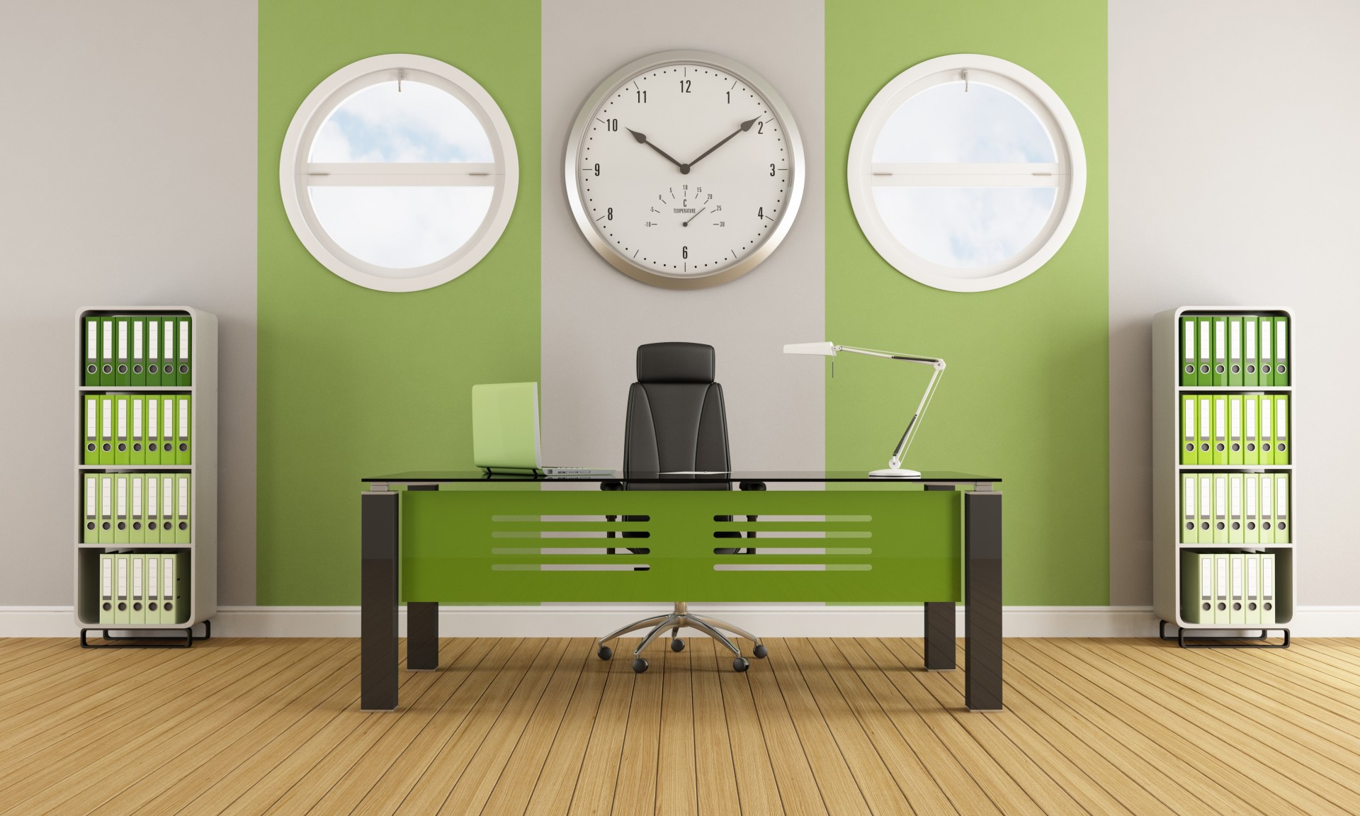 tylish design mig-15 contemporary office salon green