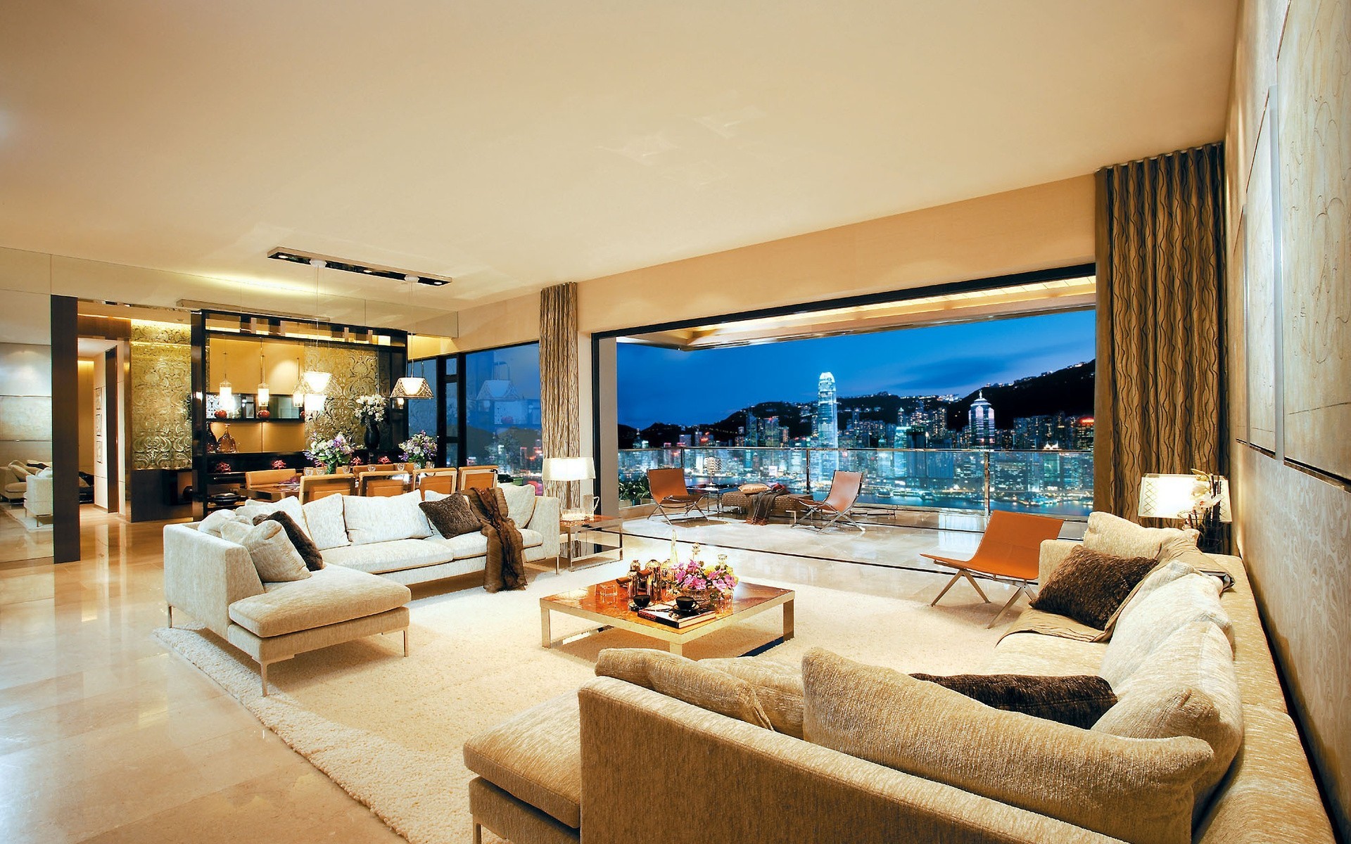 hong kong chine luxueux penthouse appartement