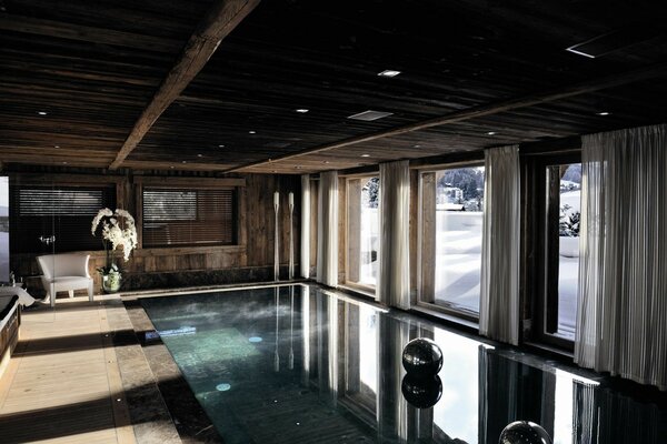 Pool design in winter