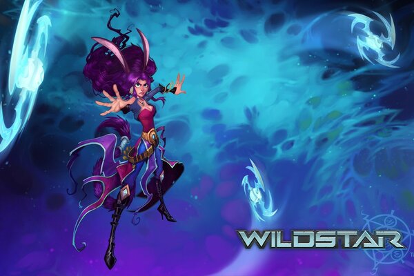 La dama del espacio en el universo wildstar