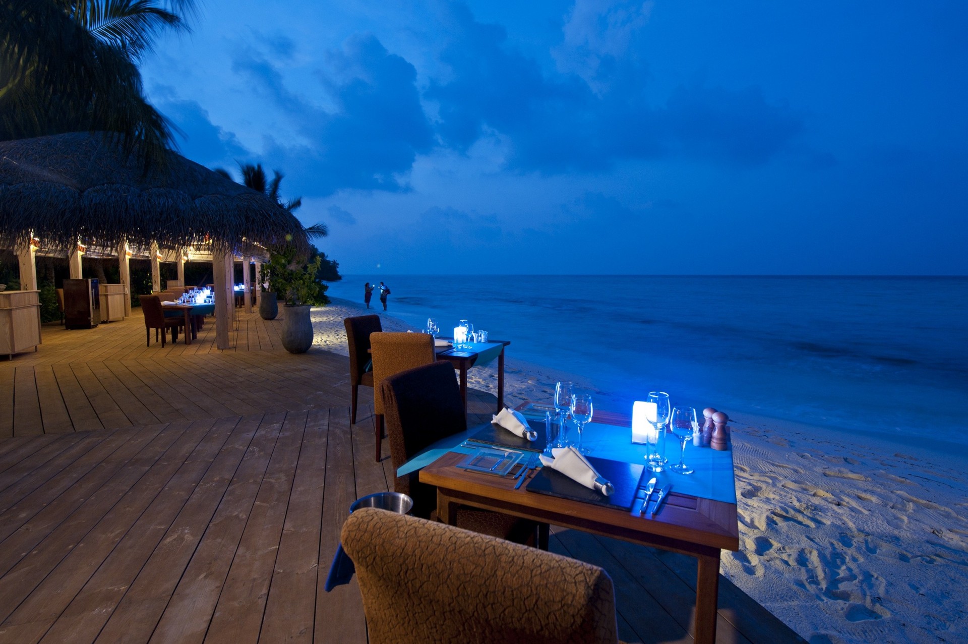 chairs beach sea maldives table salon