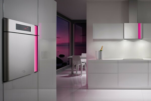 Design in stile minimalista vibelo-rosa