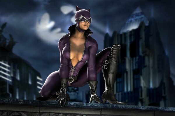 Персонаж женщина кошка из Бетмена
