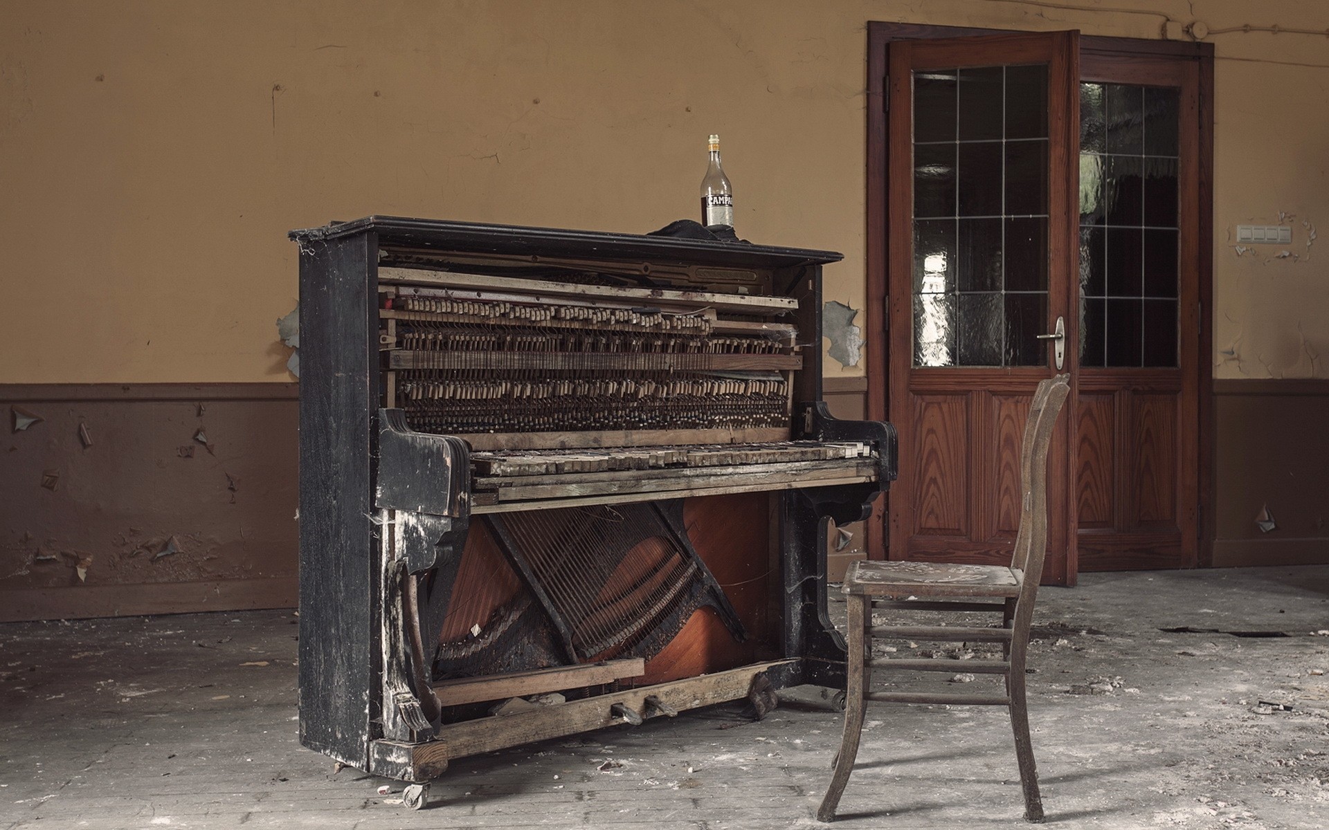 habitación piano música