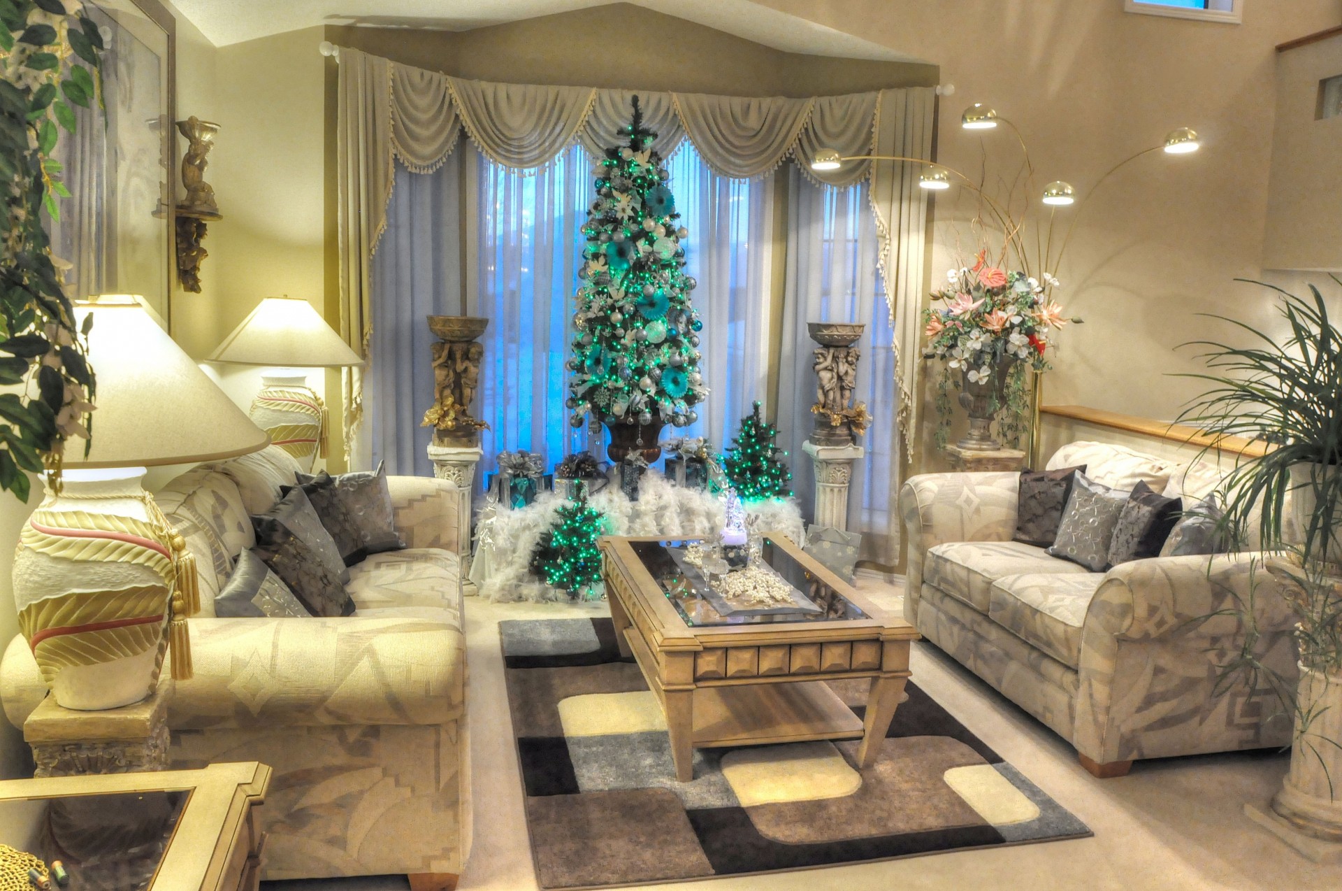 árbol de navidad salón habitación