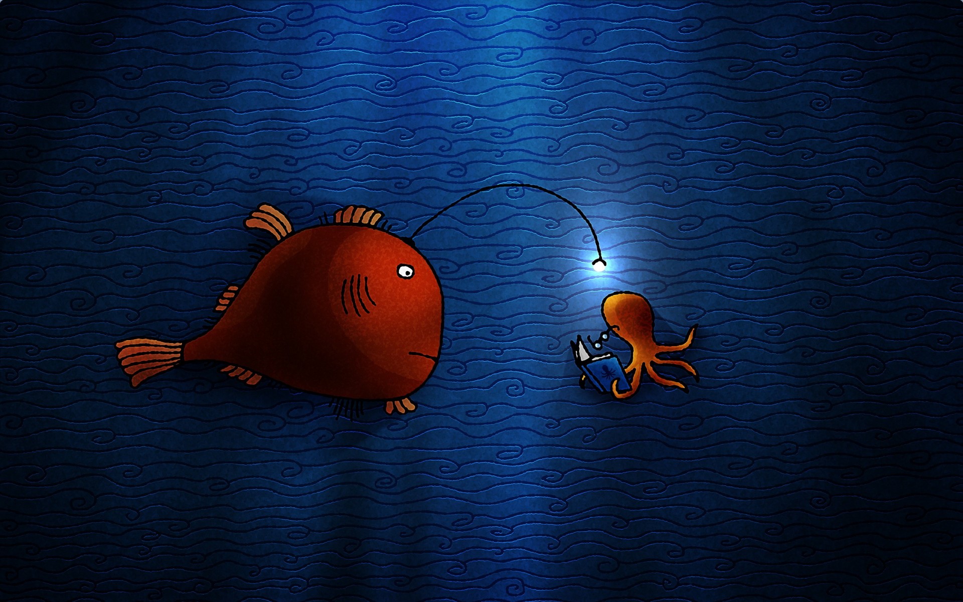 poisson lumière dessin