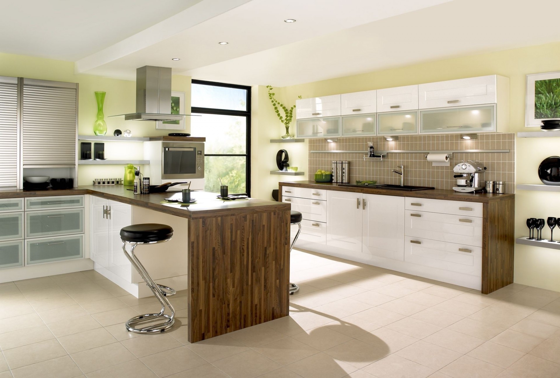 design house style villa kitchen salon