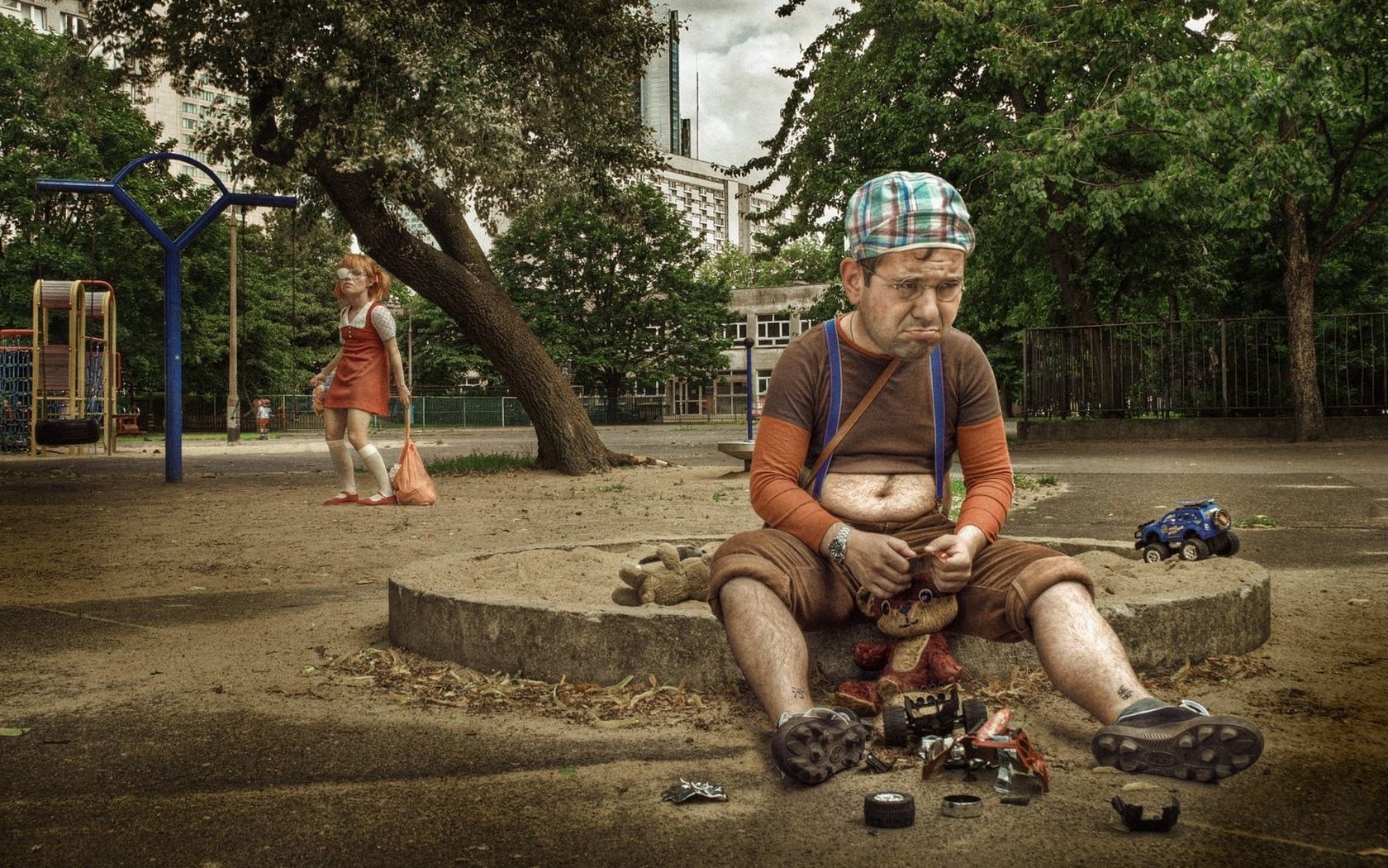 marcin cecco bac à sable enfance