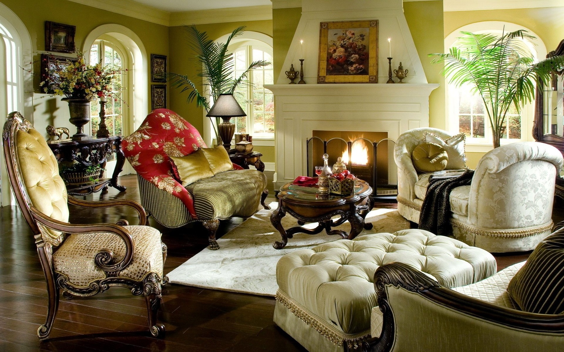 design sofa room fireplace style fire salon