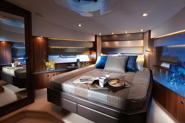 Luksusowe łóżko w nowoczesnym designie