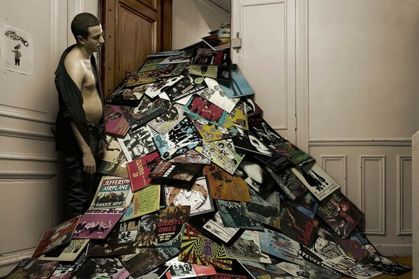A mountain of records under your feet