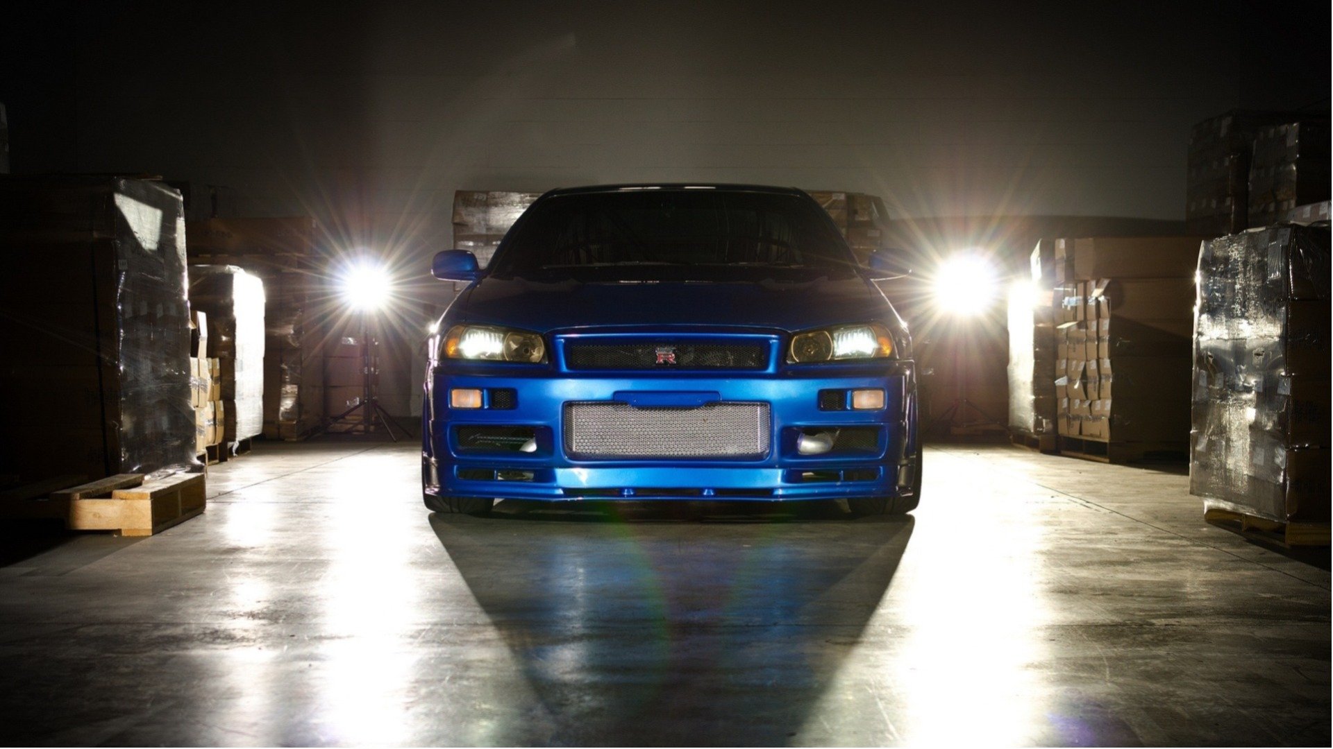 nissan nissan gt-r horizon r34 rapide et furieux fast and furious 4 voiture bleue voiture