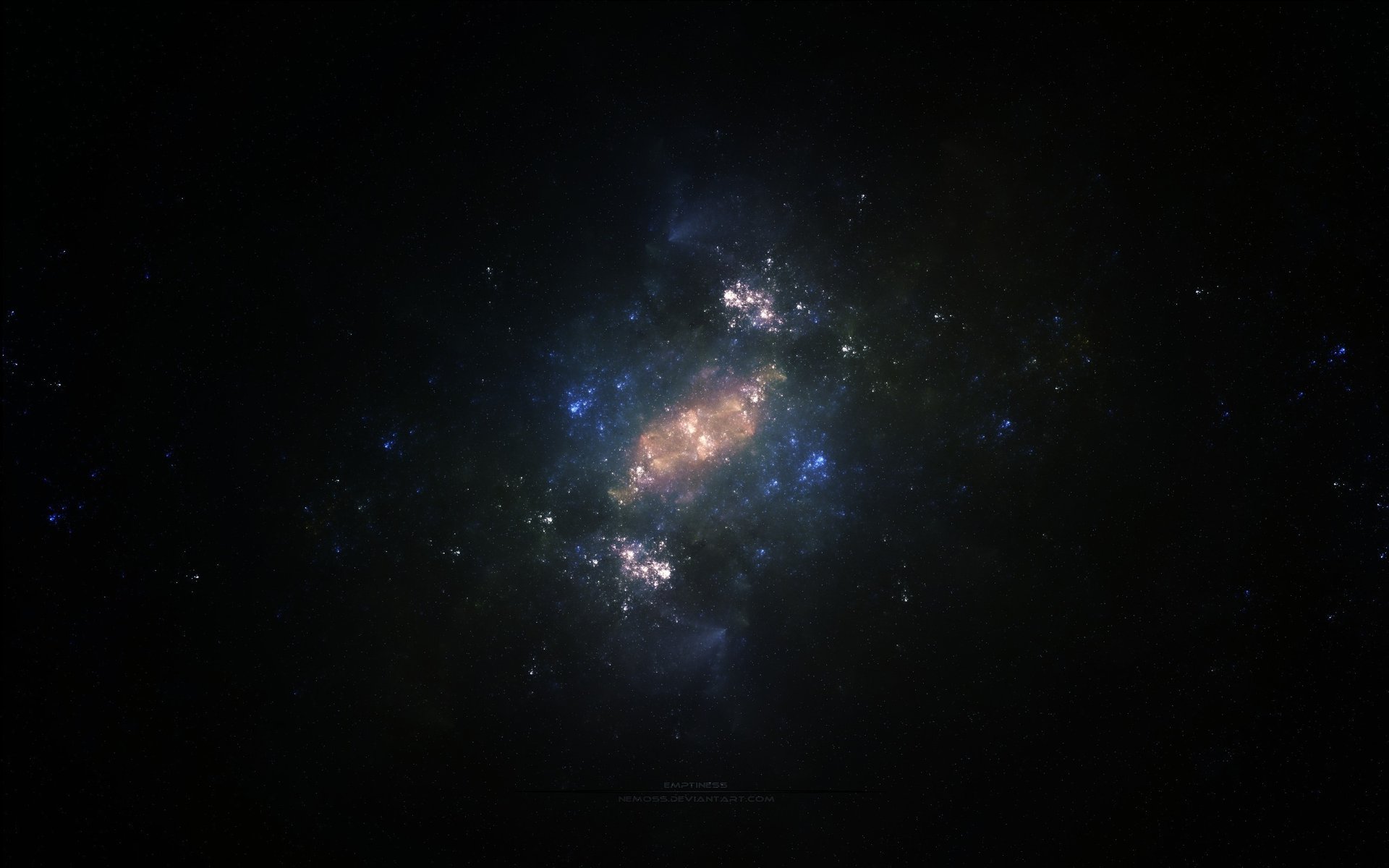 emptiness infini nebula étoiles space