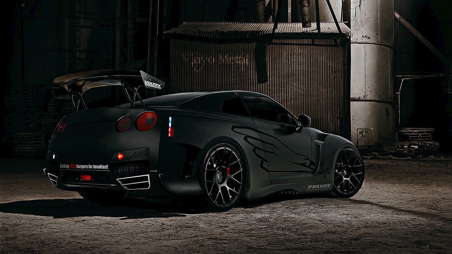 gtr nissan wallpaper black