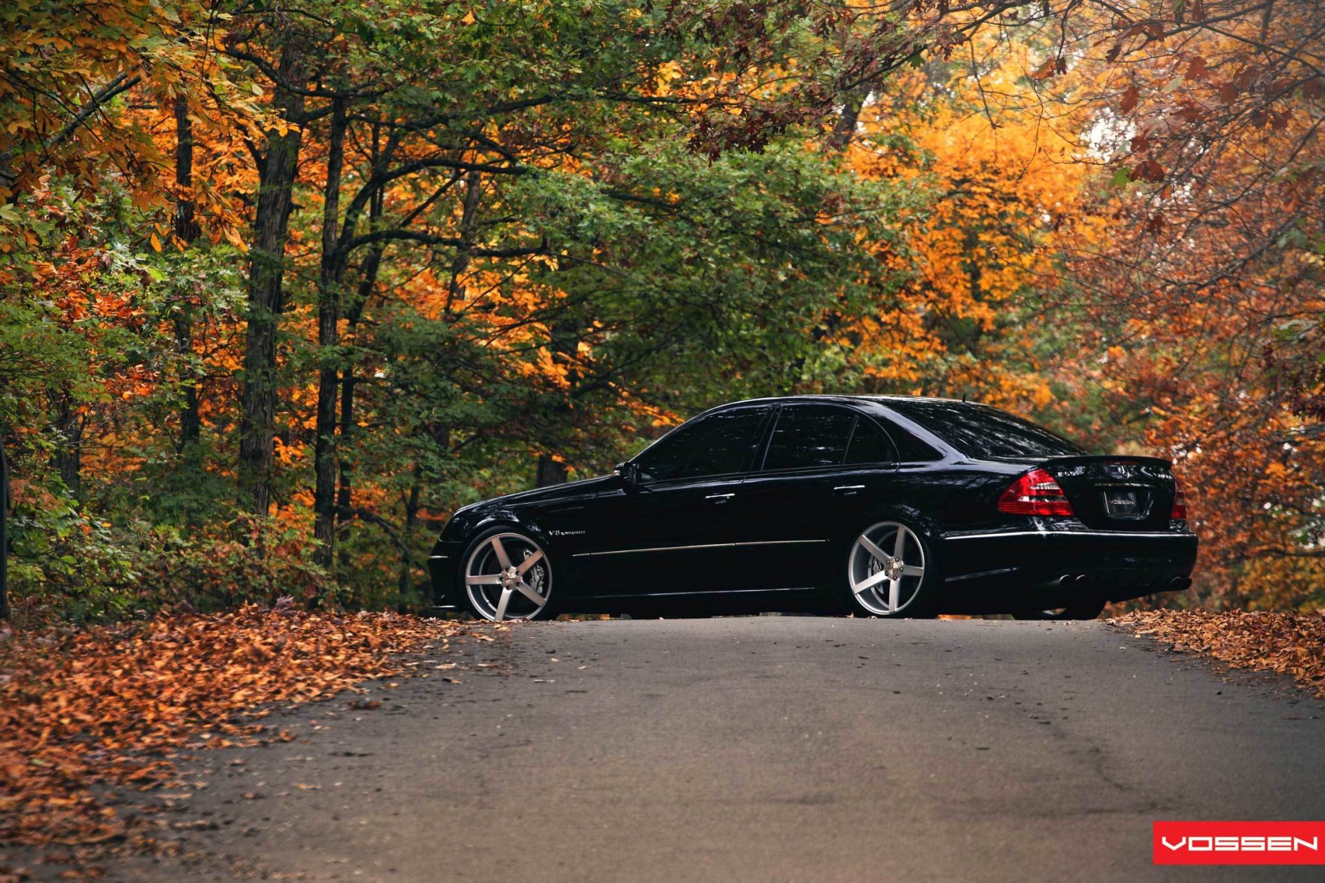 mercedes benz amg e class w211 vossen black