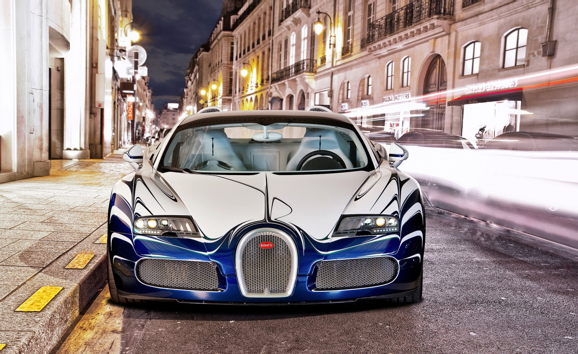 bugatti veyron l or blanc prestigieux luxe bugatti veyron