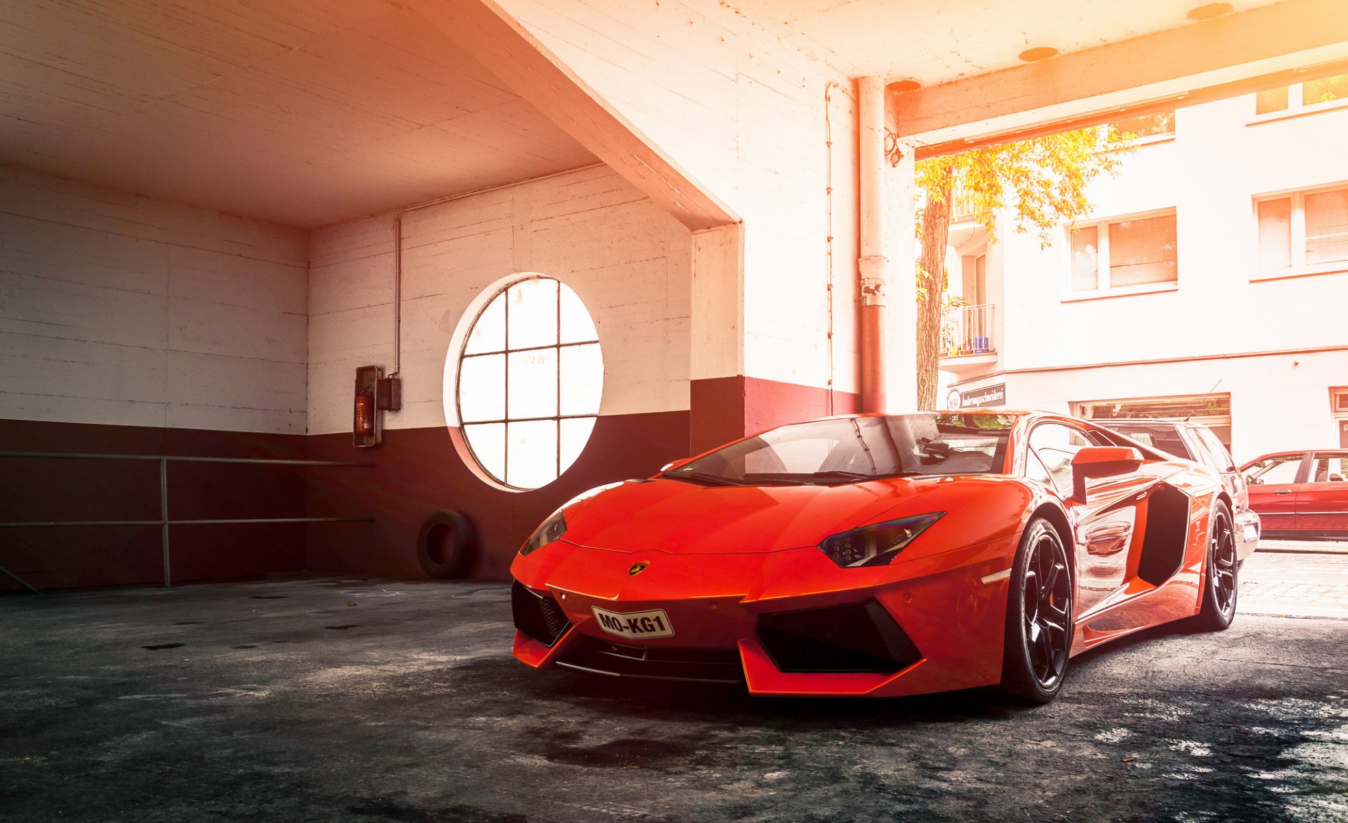 lamborghini aventador lp 700-4 rosso