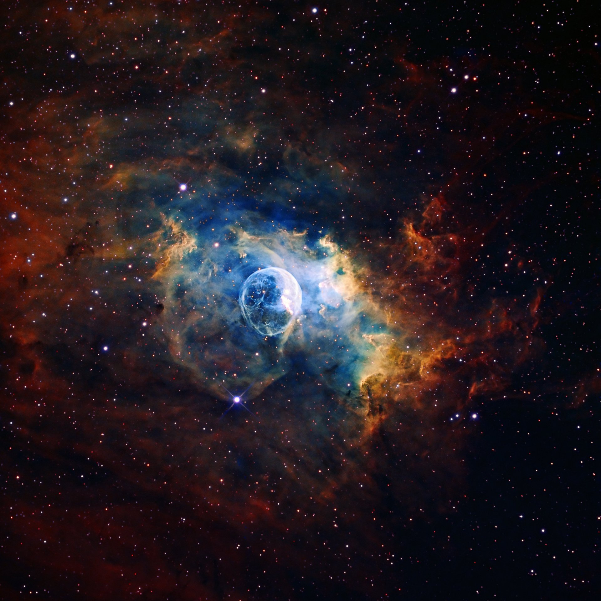 ngc 7635 nebel nebel blase blase