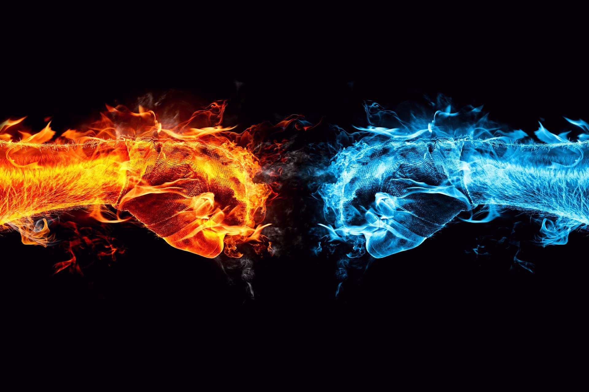 ice vs fire conflict ice flame clash