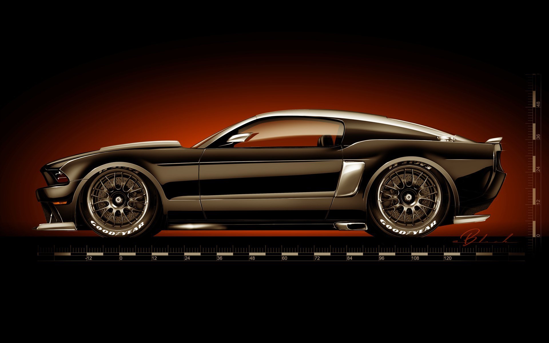 ford mustang gt hollywood hot rods muscle car tuning ford figura