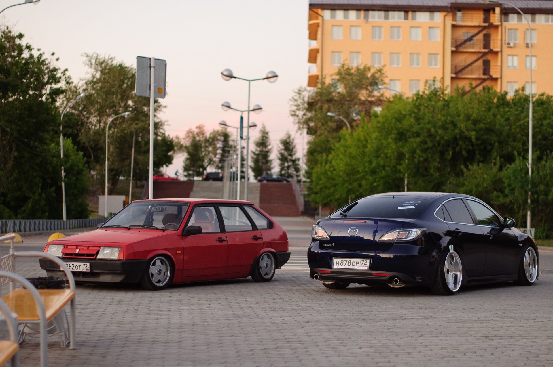 vaz 2109 mazda 6 lada lada tuning aufhängung position