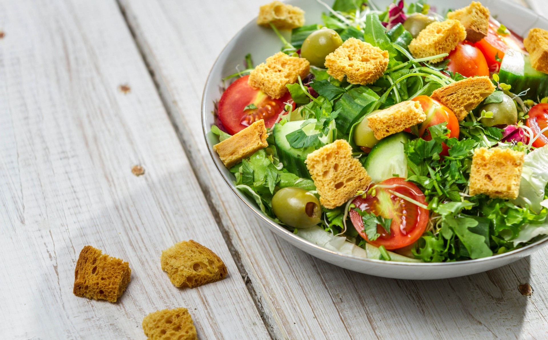 croutons gas 24 salat