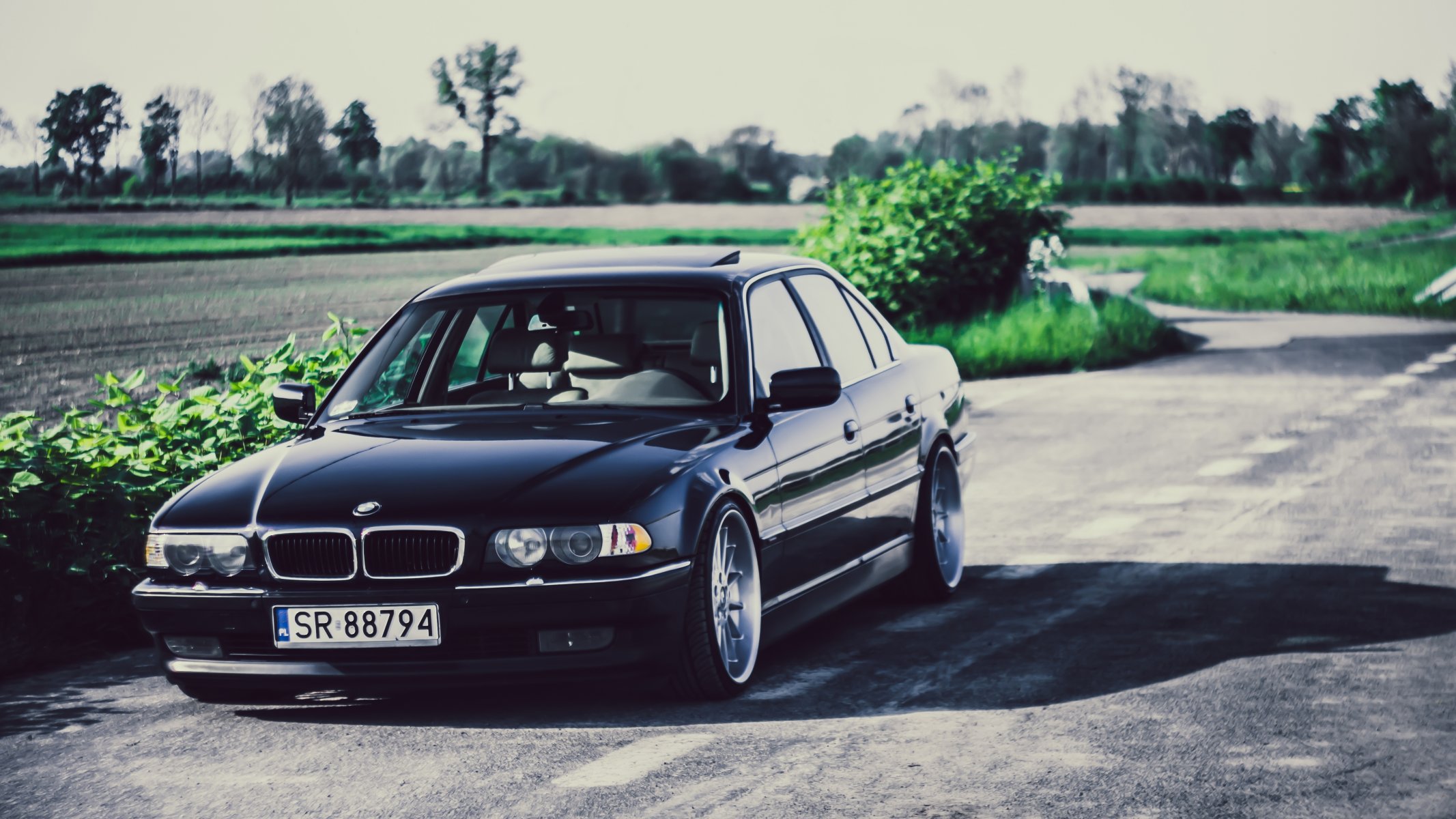 bmw e38 740ia stance bimmer boomer black