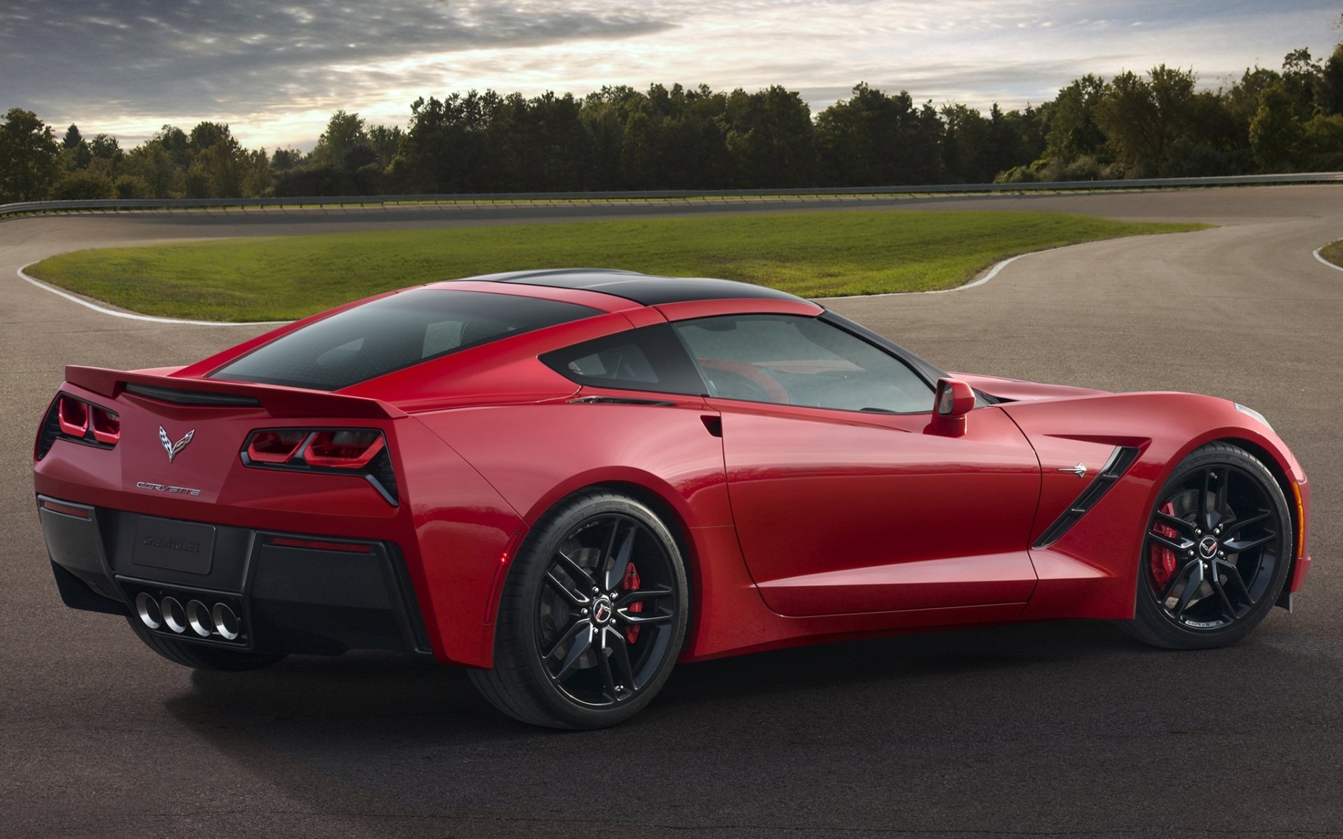 chevrolet corvette stingray c7 chevrolet stingray vista posteriore