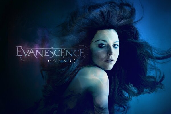 Przenikliwe spojrzenie Amy Lee z evanescence