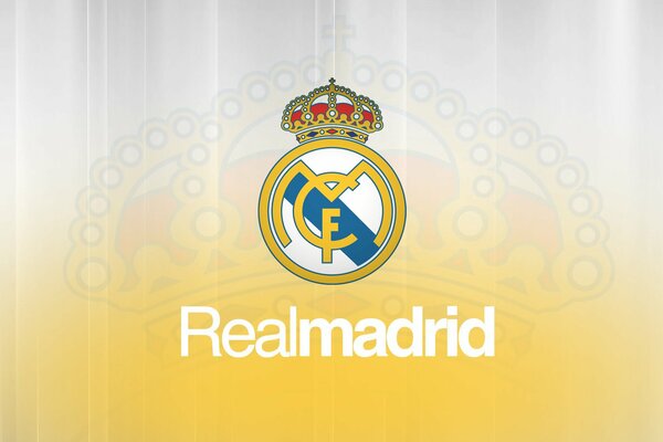 Real Madrid, football emblem of Ronaldo