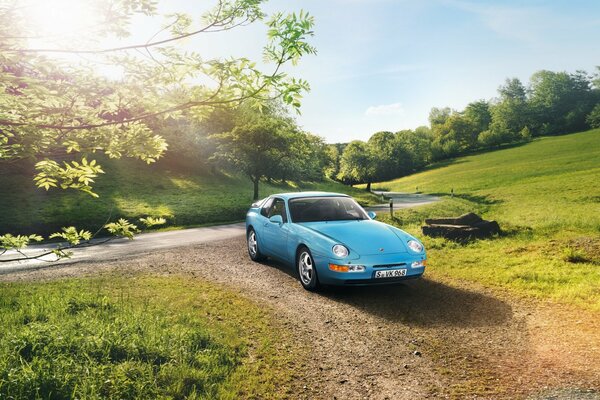 1991 Porsche coupé vista frontale