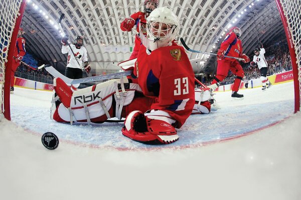 Hockey, Russia-Canada in Vancouver