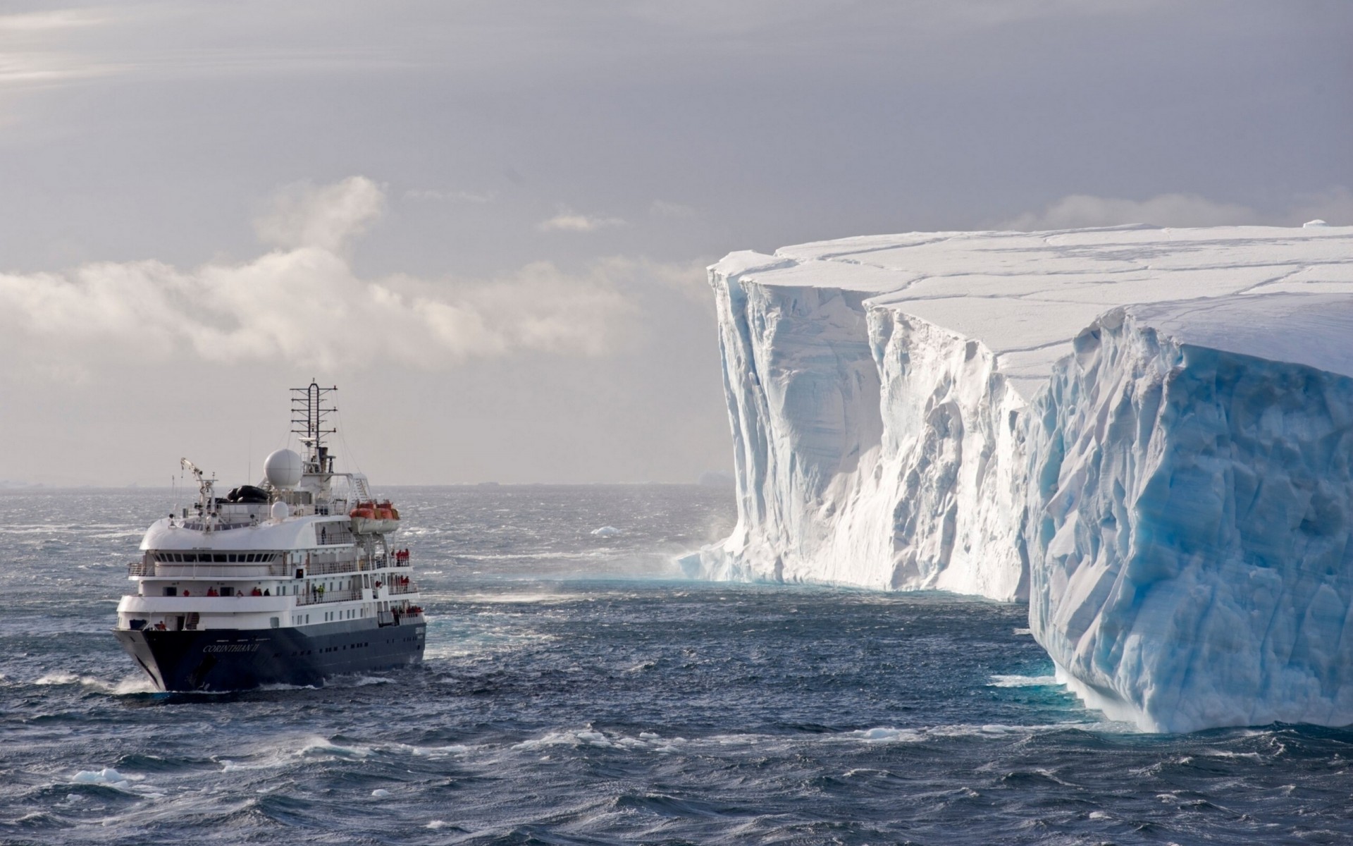 antarctique mer de weddell océan austral glace paquebot mer iceberg