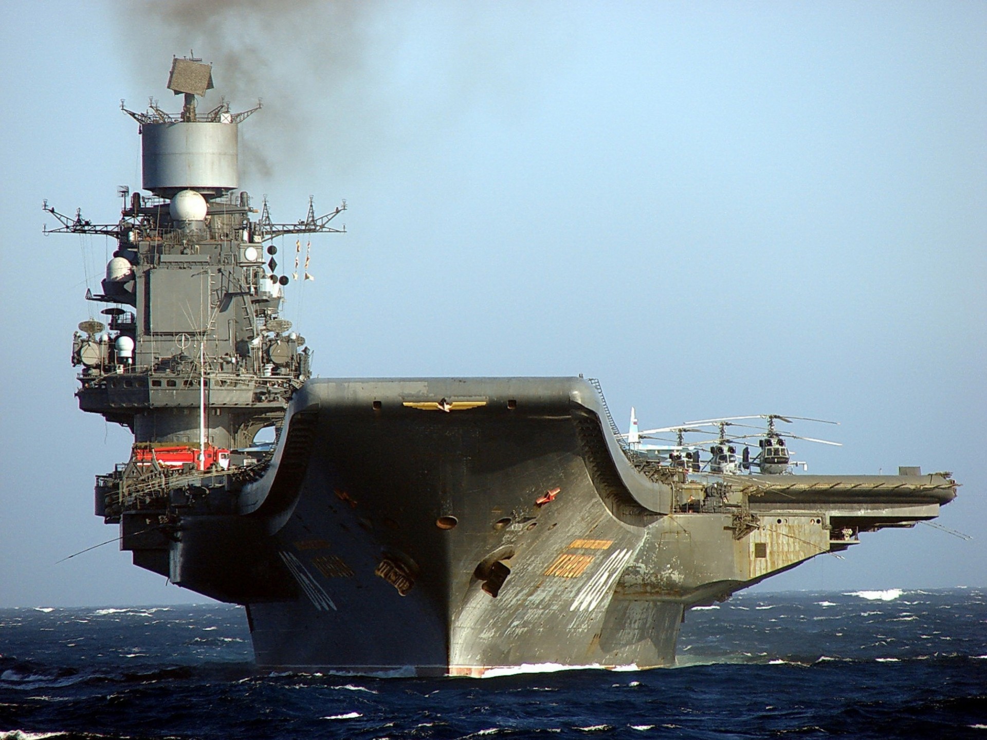 barco mar almirante kuznetsov portaaviones