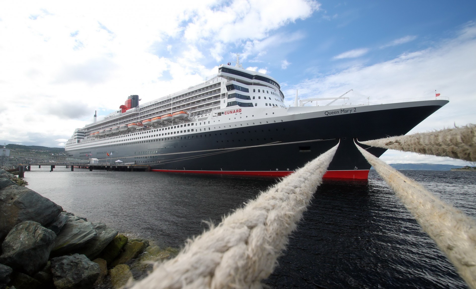 корабль лайнер queen mary 2 канаты