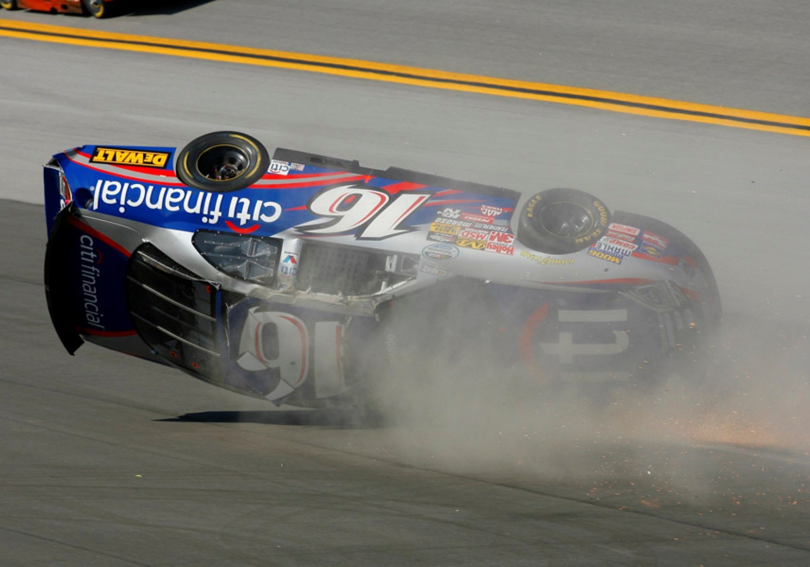 nascar carreras de coches accidentes