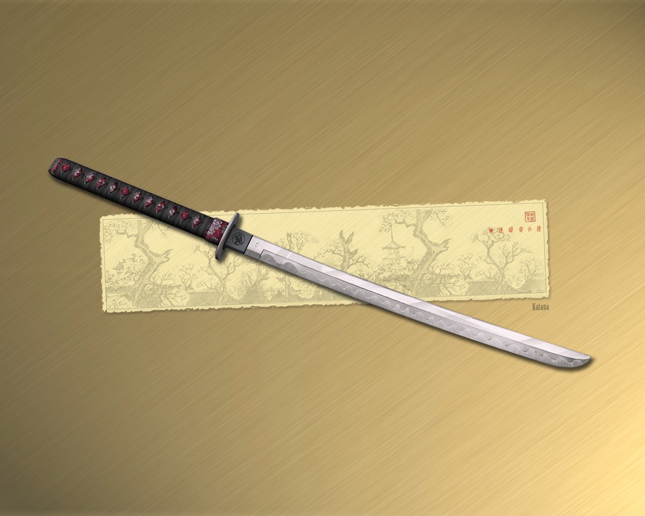 espada katana dibujo