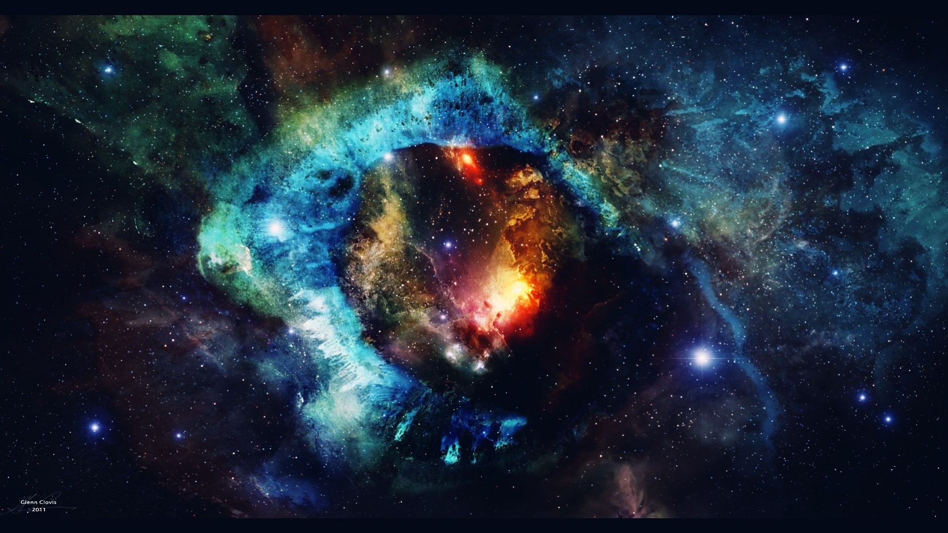 espacio arte nebulosa universo