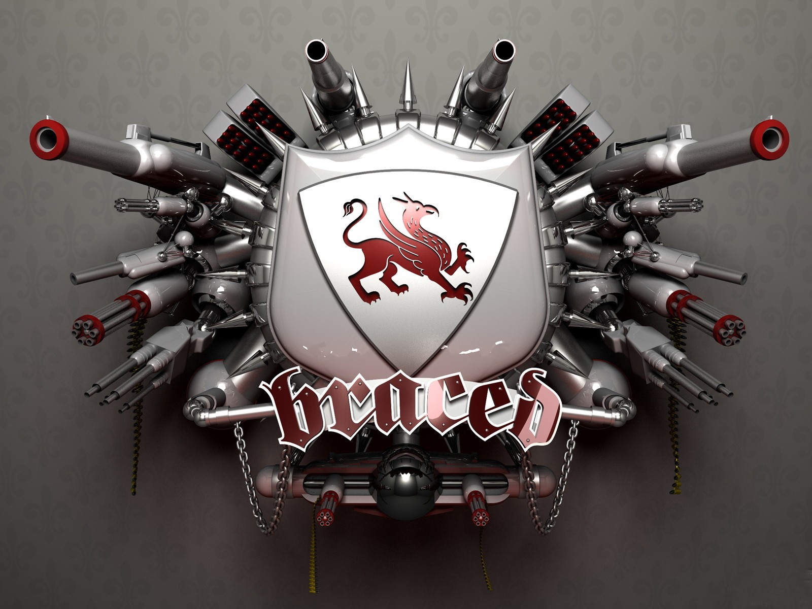 logo pistolety broń