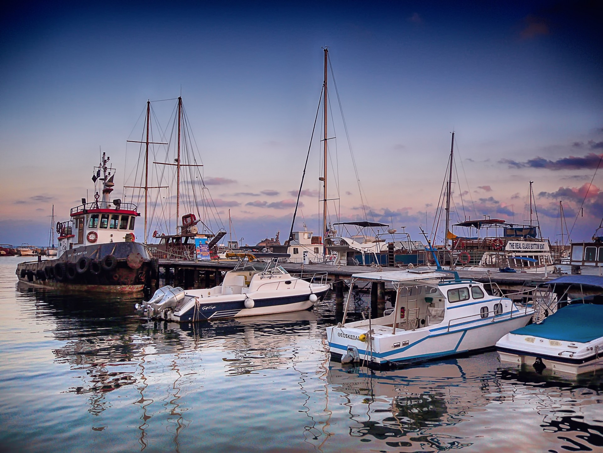 mar muelle chipre barcos barcos