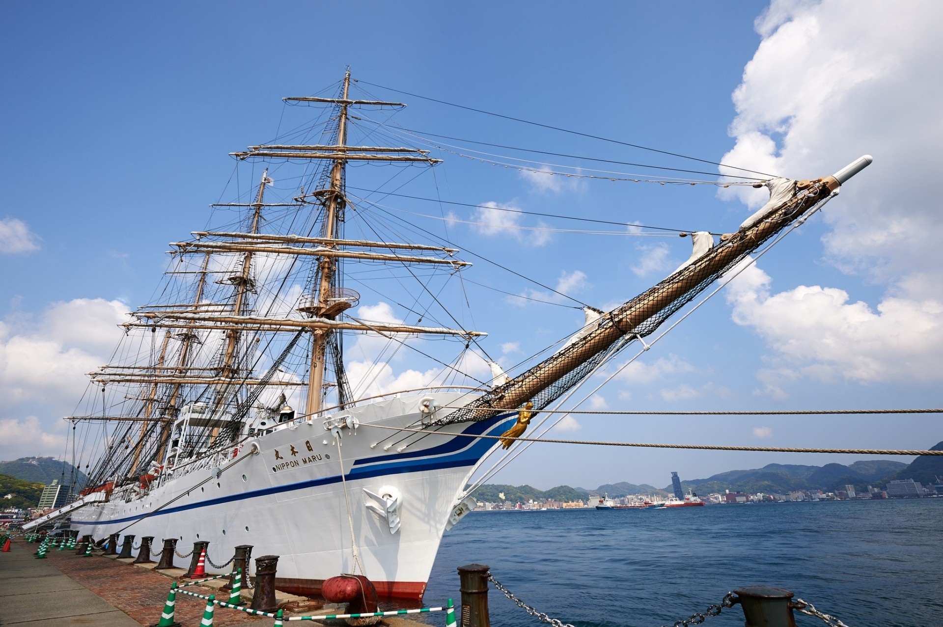 museum nippon maru yokohama tokio liegeplatz segelboot japan