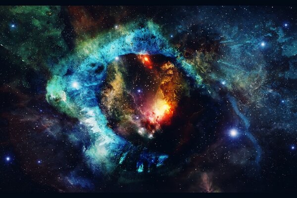 Wallpaper cosmos nebula in the universe