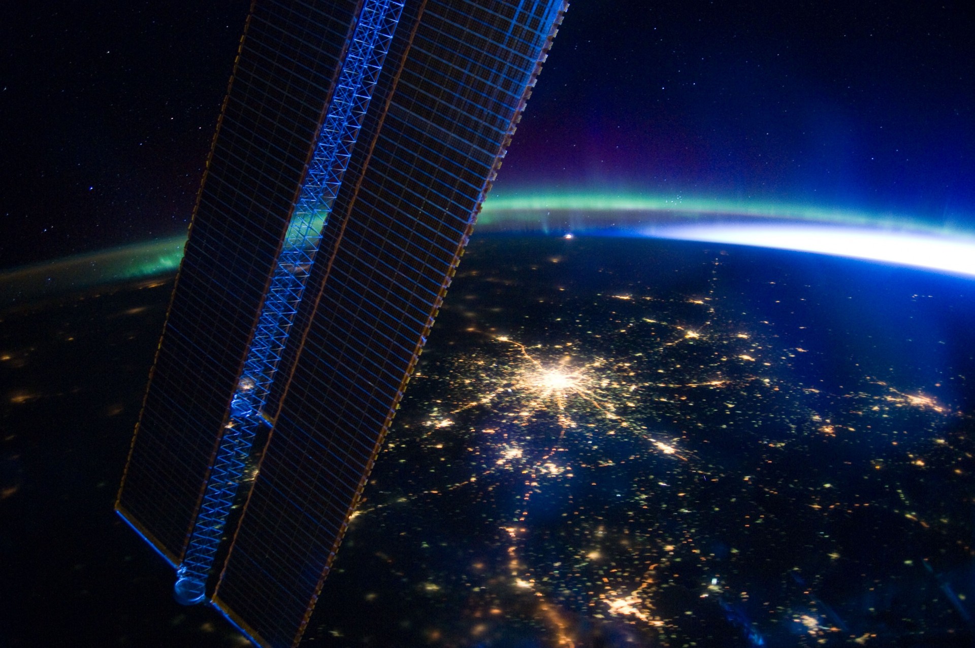 lichter polarlichter iss moskau galaxie erde