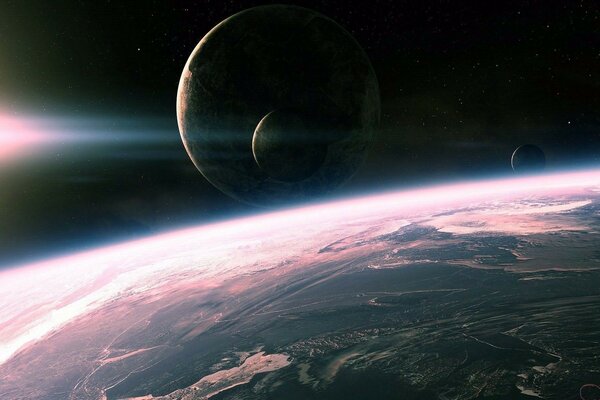 Vue extraordinaire de la planète depuis la station ISS
