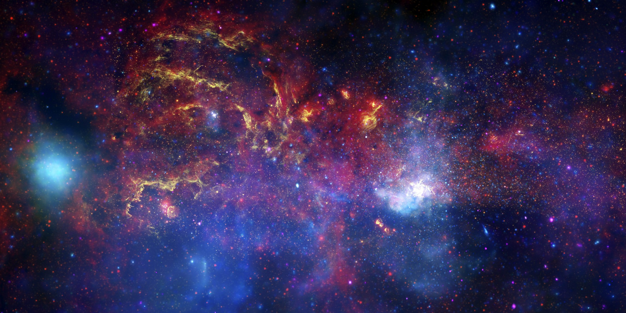 hubble chandra astronomie centre galaxie voie lactée spitzer