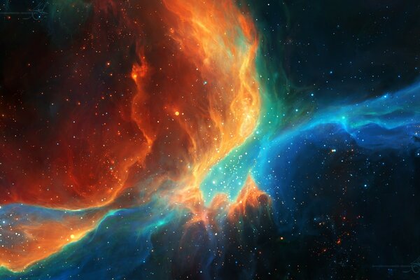 Space art paintings 3 d